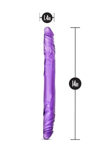 B Yours Double Dildo -14 inch (Purple)