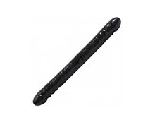Load image into Gallery viewer, Double Header Veined Dildo  - 18 inch (Black)
