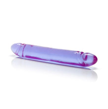 Load image into Gallery viewer, Reflective Gel Smooth Double Dong -12 inch (Purple)
