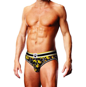 Prowler Rubber Ducks Open Brief - Large (Black/Yellow)