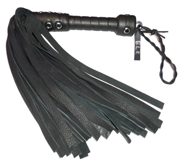 Bare Leatherworks - Full Elk Flogger (Black)