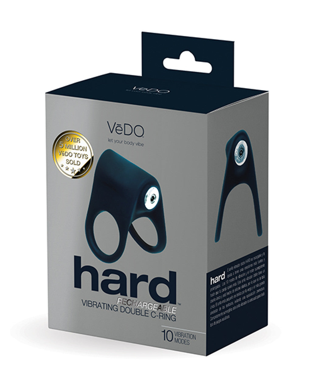 VeDo Hard Rechargeable Cock Ring (Black)