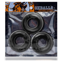 Load image into Gallery viewer, Oxball Fat Willy Jumbo Cock Rings - 3 Pack (Black)
