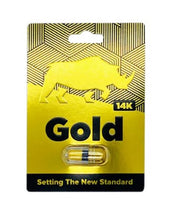 Load image into Gallery viewer, Rhino Gold 14K Pill
