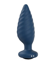 Load image into Gallery viewer, Noah App-Controlled Rotating Butt Plug - Navy Blue
