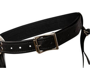 Low Rider Leather Strap-on Harness (Black)