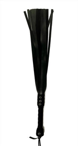 Bare Leatherworks - Full Vegan Flogger - Rubber (Black)