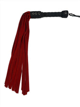 Load image into Gallery viewer, Bare Leatherworks -  Full Cow Flogger (Red)
