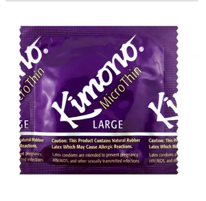 Kimono Micro Thin Large Condoms - 3 Pack