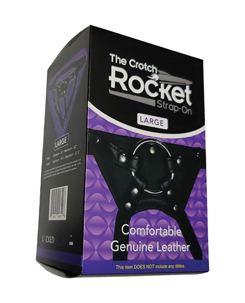 The Crotch Rocket Strap-On - Large (Black)