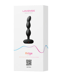 Lovense Ridge Bumpy Anal Plug (Black)