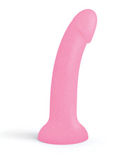 Load image into Gallery viewer, Dildolls Glitzy Curved Suction Cup (Glitter Pink)
