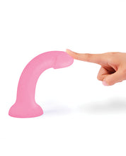 Load image into Gallery viewer, Dildolls Glitzy Curved Suction Cup (Glitter Pink)
