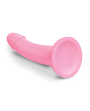 Load image into Gallery viewer, Dildolls Glitzy Curved Suction Cup (Glitter Pink)
