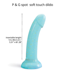 Dildolls Nightfall Curved Suction Cup (Blue)