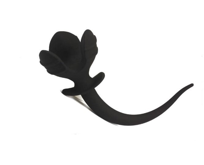 Puppy Tail - Silicone - Large (Black)