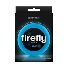 Load image into Gallery viewer, Firefly Halo Large Cockring (Blue)
