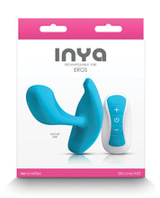Load image into Gallery viewer, Inya Eros Rechargeable  Vibrating Remote (Blue)
