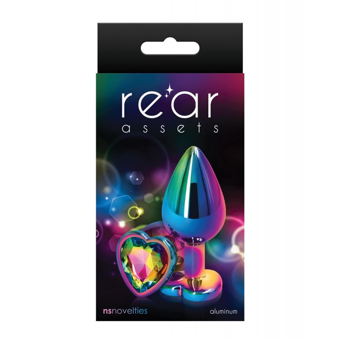 Rear Assets Multicolor Heart - Small (Rainbow)