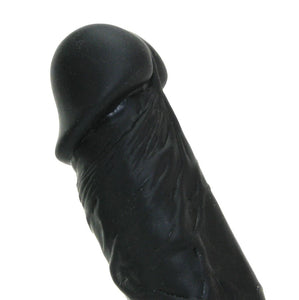 Colours Pleasures Silicone Dildo - 5 inch (Black)