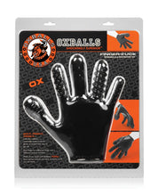 Load image into Gallery viewer, Oxballs Finger Fuck Glove (Black)
