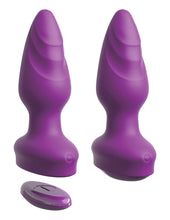 Load image into Gallery viewer, 3Some Wall Banger Silicone Rechargeable Remote Control Anal Plug
