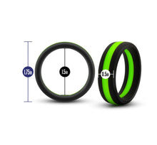 Load image into Gallery viewer, Performance - Go Pro Cock Ring (Black/Green)

