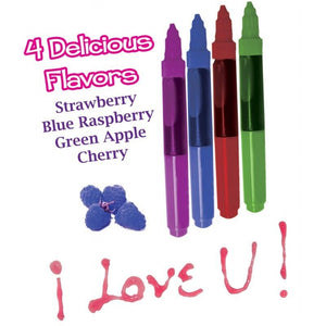 Play Pens Edible Body Paint Brushes - 4 Flavors