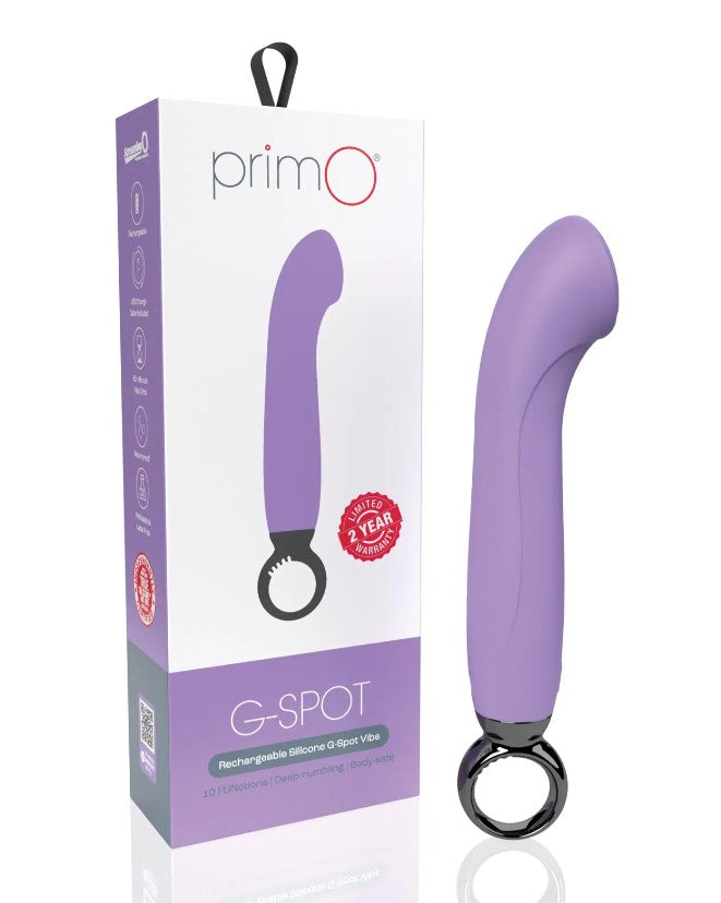 PrimO G-Spot Recharge Vibrator (Lavender)