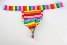 Load image into Gallery viewer, Rainbow Men&#39;s Thong - One Size
