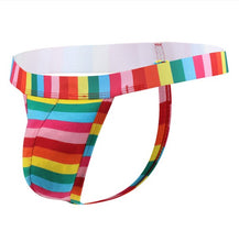 Load image into Gallery viewer, Rainbow Men&#39;s Thong - One Size
