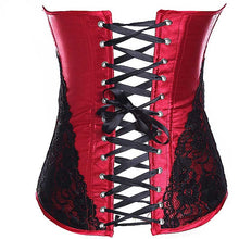 Load image into Gallery viewer, Corset Push-up Bra with Panties - 3XL (Red)
