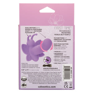 First Time Rotating Venus Butterfly Rechargeable Silicone Stimulator