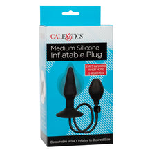 Load image into Gallery viewer, Anal Medium Silicone Inflatable Plug  (Black)
