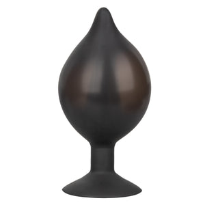 Anal Medium Silicone Inflatable Plug  (Black)
