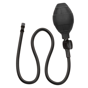 Anal Medium Silicone Inflatable Plug  (Black)
