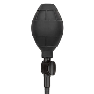Anal Medium Silicone Inflatable Plug  (Black)