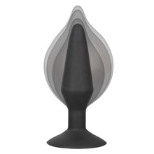 Load image into Gallery viewer, Anal Medium Silicone Inflatable Plug  (Black)
