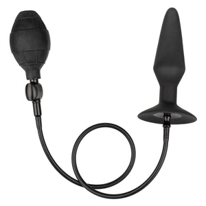 Anal Large Silicone Inflatable Plug (Black)