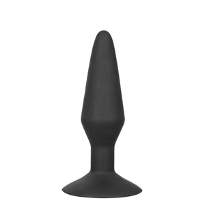 Anal Medium Silicone Inflatable Plug  (Black)