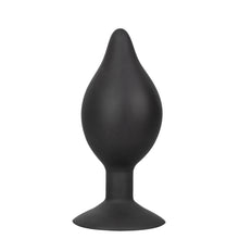 Load image into Gallery viewer, Anal Medium Silicone Inflatable Plug  (Black)
