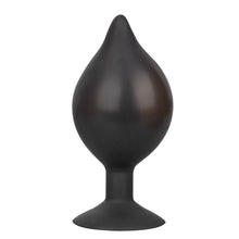 Load image into Gallery viewer, Anal Medium Silicone Inflatable Plug  (Black)
