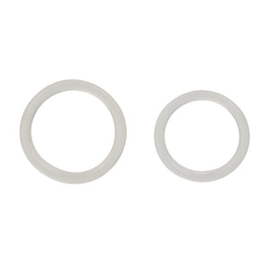 Silicone Cock Rings - Large/Xlarge (2 Pack)