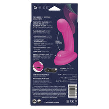 Load image into Gallery viewer, G-Ride Easy Ride Rechargeable Silicone Vibrating Dildo
