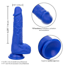 Load image into Gallery viewer, Admiral Vibrating Sailor Rechargeable Silicone Dildo
