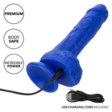 Load image into Gallery viewer, Admiral Vibrating Sailor Rechargeable Silicone Dildo
