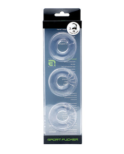 Sport Fucker Chubby Cockring Pack of 3