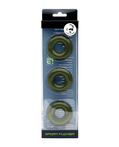 Sport Fucker Chubby Cockring Pack of 3