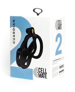 Cellmate Guardian Chastity Cage - Size 2 (Black)