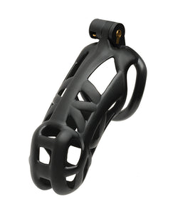 Cellmate Guardian Chastity Cage - Size 4 (Black)